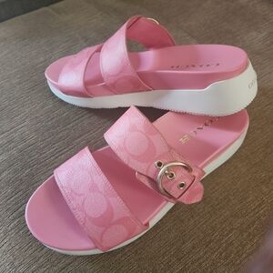Coach Pink Women's Sandals